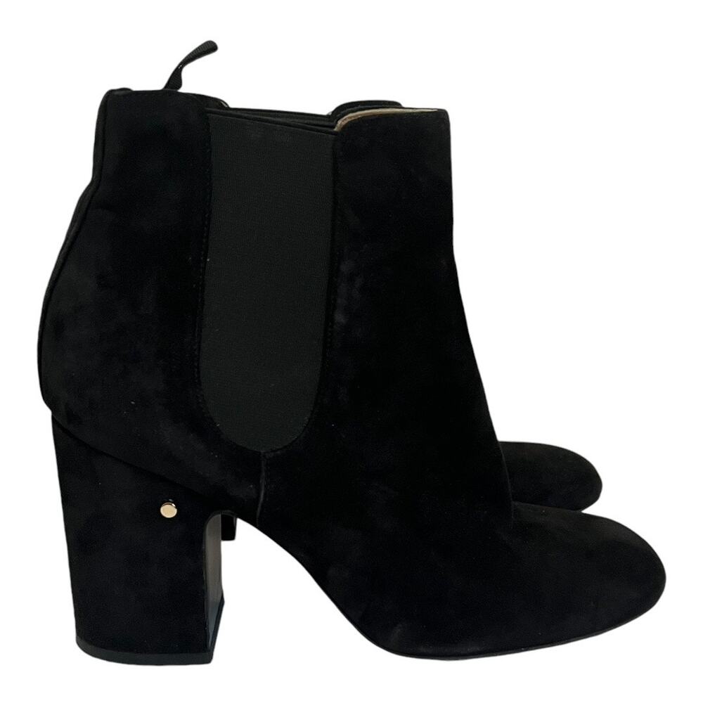 Laurence Dacade Suede Black Ankle Heeled Boots Women 
Size 37.5 EU